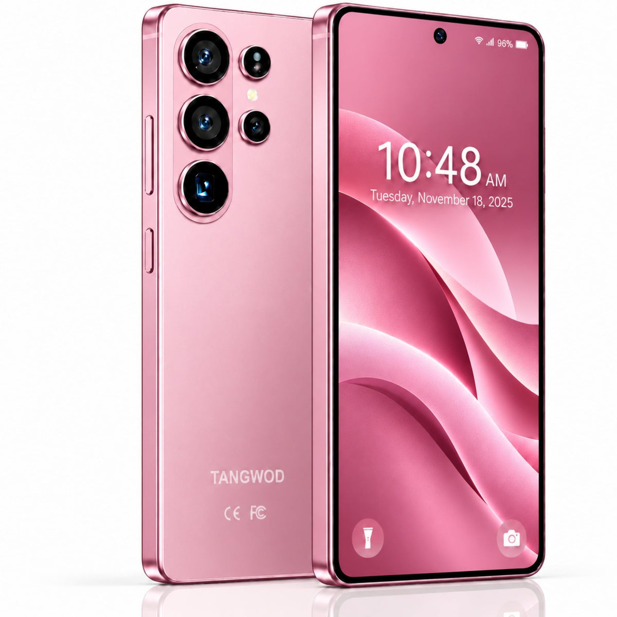 26 Ultra Cell Phone,12GB+256GB Android 15.0 Unlocked Phone, 7000mAh Battery,Dual SIM Dual Standby 5G Phone-Gold