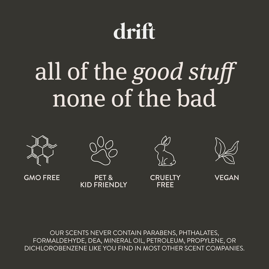 Drift Car Air Freshener - The Original Wood Air Freshener - Car Odor Eliminator - Long Lasting Scent - Auto Accessories - Metal Clip - Essential Oils - Clean Ingredients - Teak Scent Starter Kit