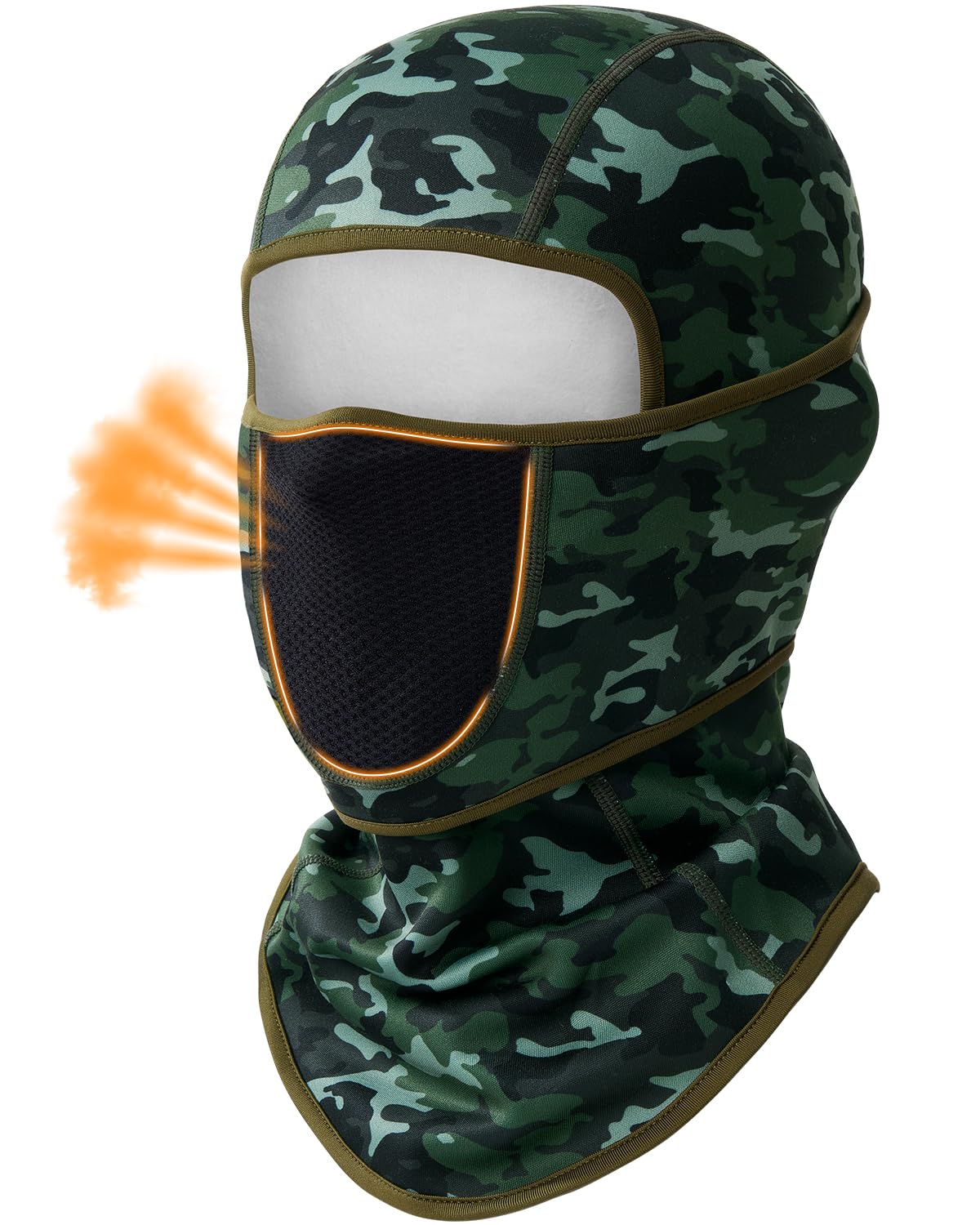 Balaclava Face Ski Mask with Movable Design for Men Women-Fleece Winter Face Covering for Cold Weather Skiing Outdoor Work