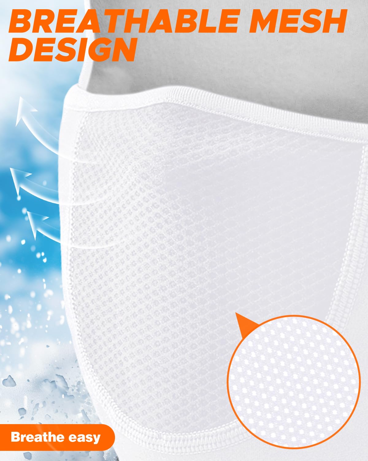 Balaclava Face Ski Mask with Movable Design for Men Women-Fleece Winter Face Covering for Cold Weather Skiing Outdoor Work
