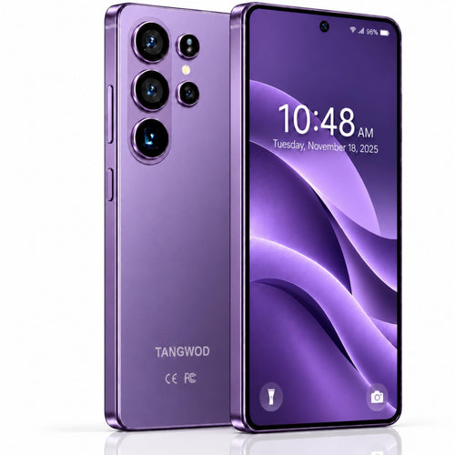 26 Ultra Cell Phone,12GB+256GB Android 15.0 Unlocked Phone, 7000mAh Battery,Dual SIM Dual Standby 5G Phone-Gold