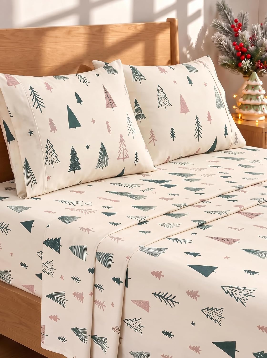 Queen Size 4 Piece Sheet Set - Comfy Breathable & Cooling Sheets - White