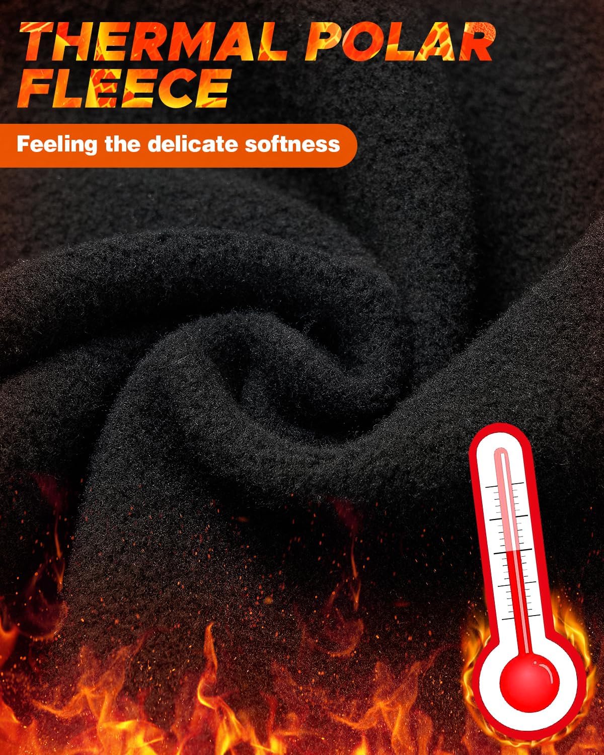 Balaclava Face Ski Mask with Movable Design for Men Women-Fleece Winter Face Covering for Cold Weather Skiing Outdoor Work