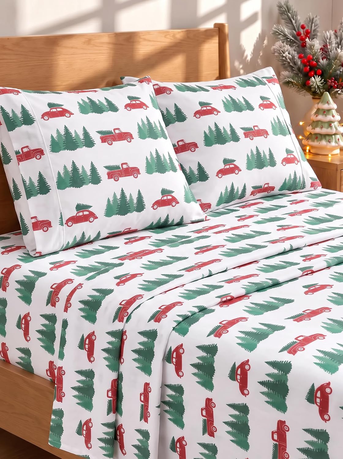 Queen Size 4 Piece Sheet Set - Comfy Breathable & Cooling Sheets - White