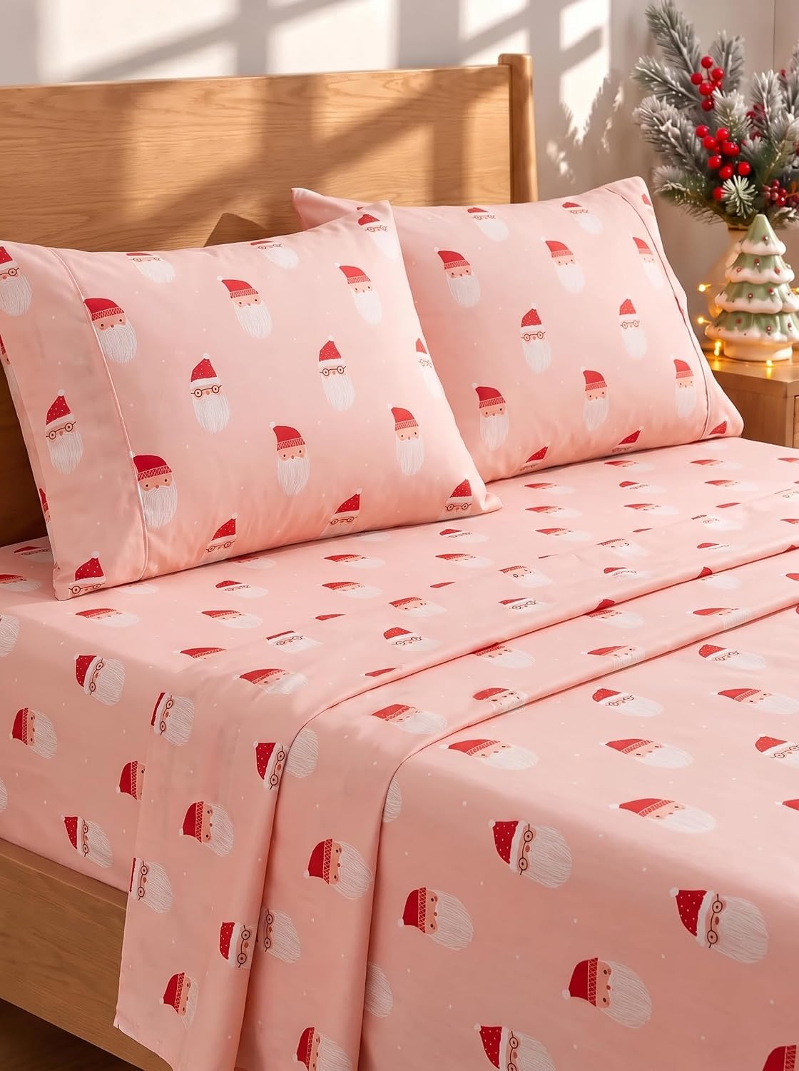 Queen Size 4 Piece Sheet Set - Comfy Breathable & Cooling Sheets - White