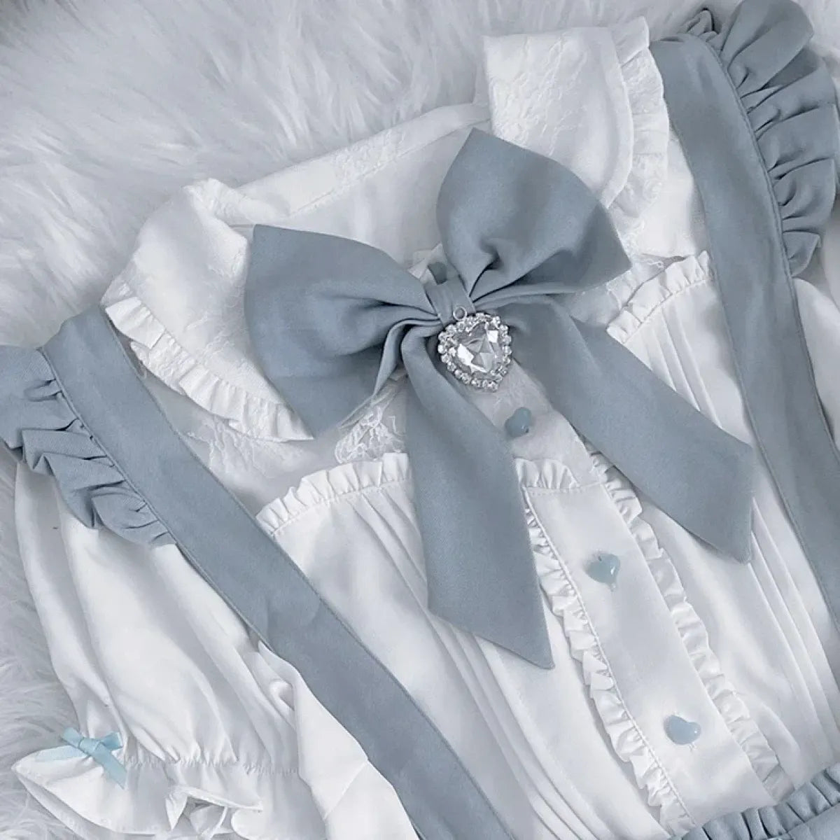Sweet Fairy Kei Ribbon Blouse